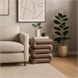 Meridian Furniture Roland Taupe Iron End Table