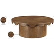 Meridian Furniture Dahlia Brown Oak Veneer Coffee Table
