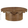 Meridian Furniture Dahlia Brown Oak Veneer Coffee Table