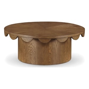 Meridian Furniture Dahlia Brown Oak Veneer Coffee Table