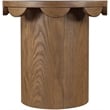 Meridian Furniture Dahlia Brown Oak Veneer End Table