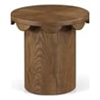 Meridian Furniture Dahlia Brown Oak Veneer End Table