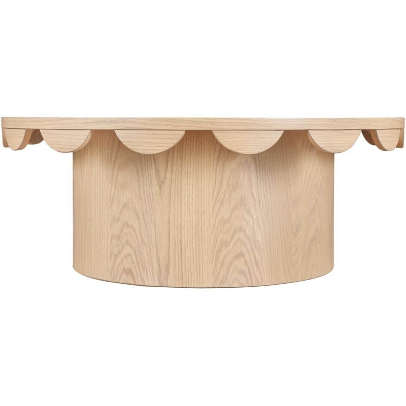 Meridian Furniture Dahlia Natural Oak Veneer Coffee Table