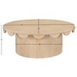 Meridian Furniture Dahlia Natural Oak Veneer Coffee Table