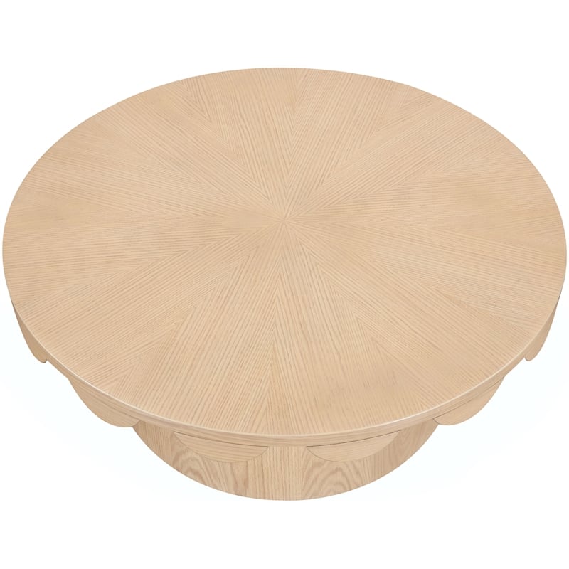 Meridian Furniture Dahlia Natural Oak Veneer Coffee Table