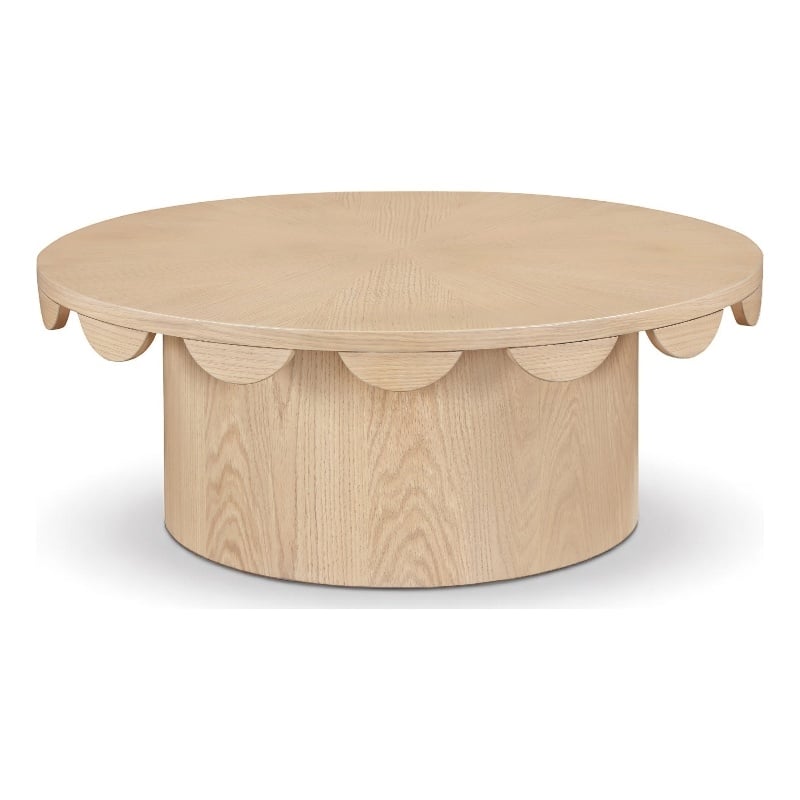 Meridian Furniture Dahlia Natural Oak Veneer Coffee Table