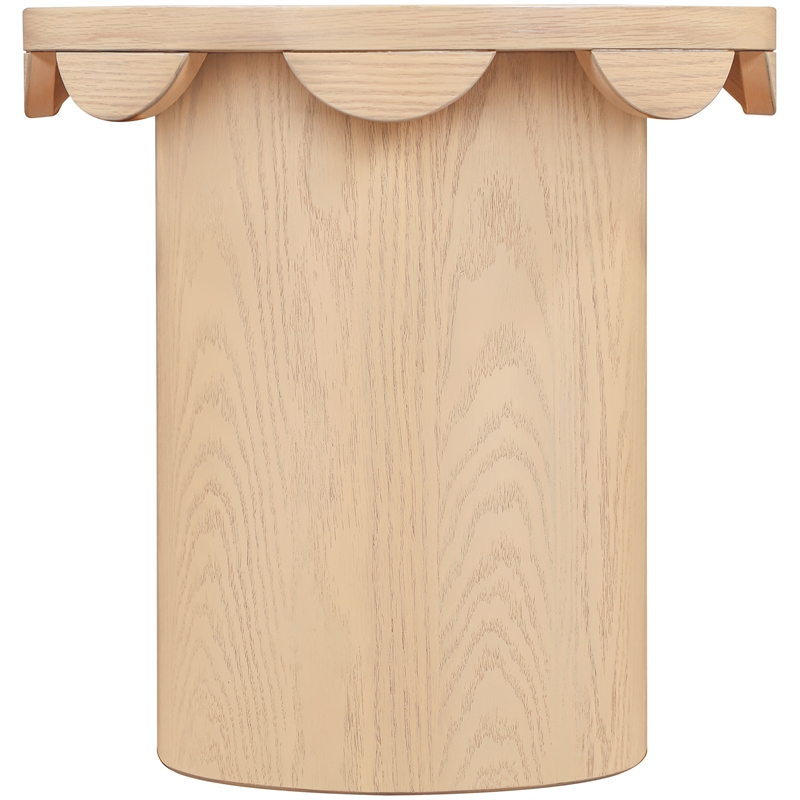 Meridian Furniture Dahlia Natural Oak Veneer End Table