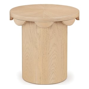 Meridian Furniture Dahlia Natural Oak Veneer End Table
