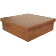Meridian Furniture Mirella Natural Teak Wood Outdoor Patio Coffee Table