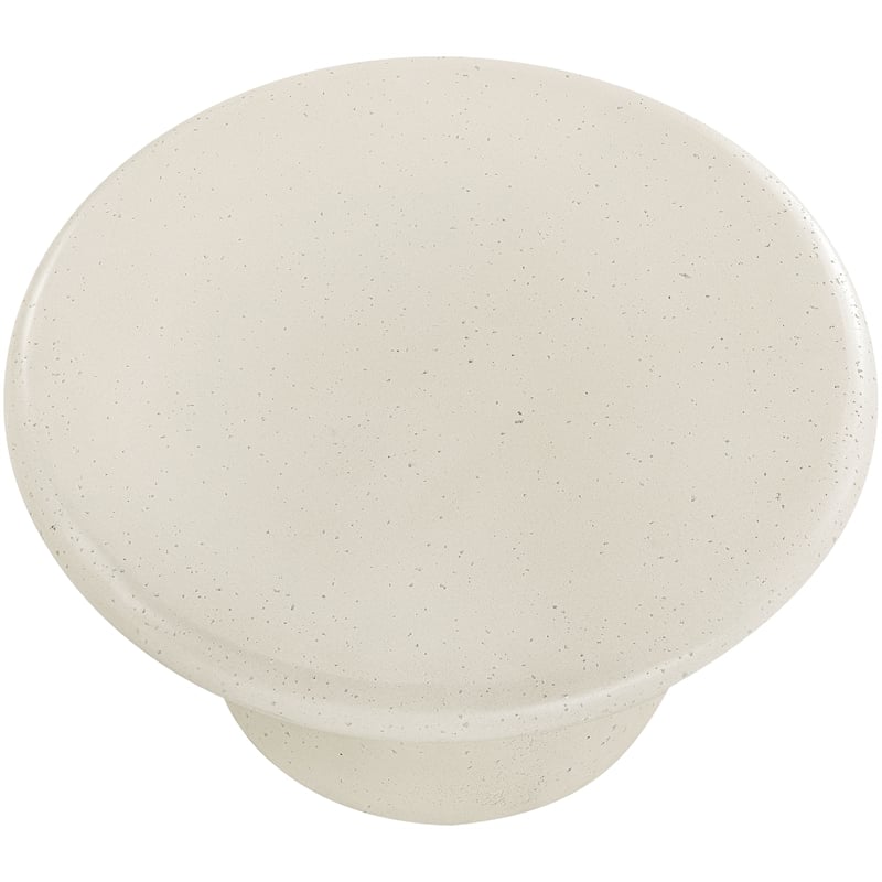 Meridian Furniture Emara Cream Concrete Indoor / Outdoor Coffee Table