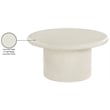 Meridian Furniture Emara Cream Concrete Indoor / Outdoor Coffee Table