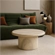 Meridian Furniture Emara Travertine Concrete Indoor / Outdoor Coffee Table