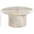 Meridian Furniture Emara Travertine Concrete Indoor / Outdoor Coffee Table