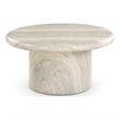 Meridian Furniture Emara Travertine Concrete Indoor / Outdoor Coffee Table