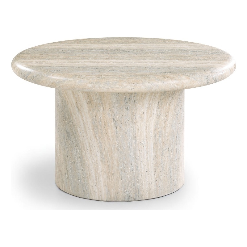 Meridian Furniture Emara Travertine Concrete Indoor / Outdoor Coffee Table
