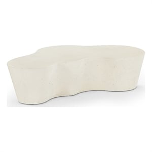 Meridian Furniture Monza Cream Concrete Indoor / Outdoor Coffee Table