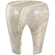 Meridian Furniture Moxie Travertine Concrete Indoor / Outdoor End Table