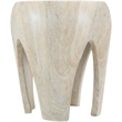 Meridian Furniture Moxie Travertine Concrete Indoor / Outdoor End Table