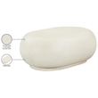 Meridian Furniture Pebble Cream Concrete Indoor / Outdoor Coffee Table