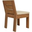 Meridian Furniture Mirella Tan Water Resist Fabric Patio Dining Side Chair