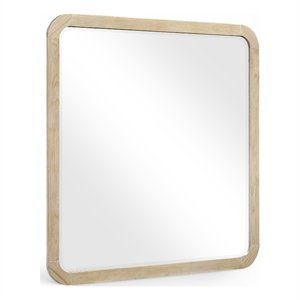 Meridian Furniture Annalise Natural Solid Wood Mirror