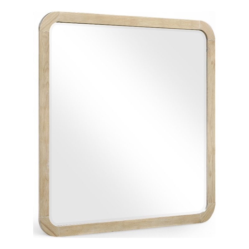 Meridian Furniture Annalise Natural Solid Wood Mirror