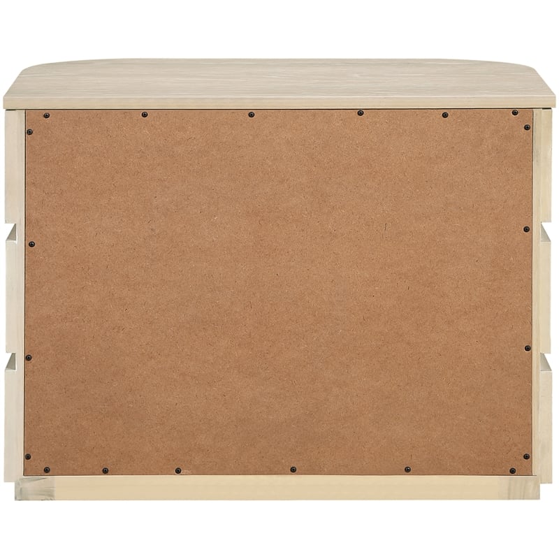 Meridian Furniture Annalise Natural Solid Wood Night Stand