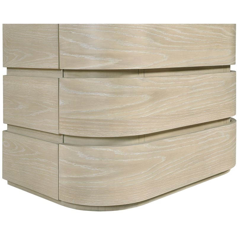 Meridian Furniture Annalise Natural Solid Wood Night Stand