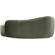 Meridian Furniture Gustavo Green Velvet Upholstered Chaise