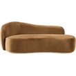 Meridian Furniture Gustavo Saddle Velvet Upholstered Chaise