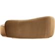 Meridian Furniture Gustavo Saddle Velvet Upholstered Chaise