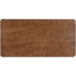Meridian Furniture Cazari Brown Oak Wood And Iron Coffee Table