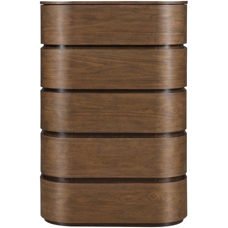 Meridian Furniture Annalise Brown Solid Wood Chest