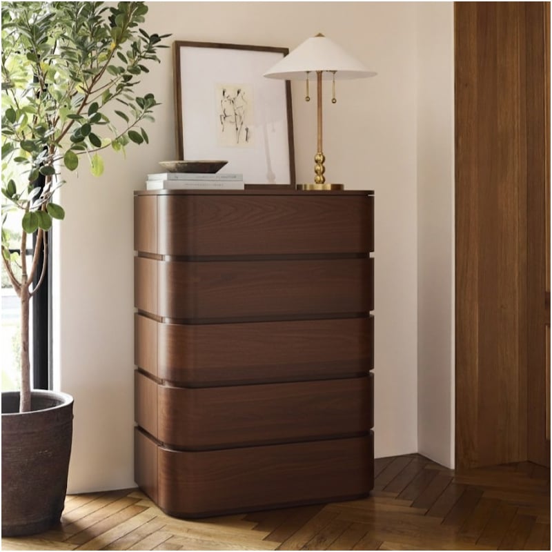 Meridian Furniture Annalise Brown Solid Wood Chest