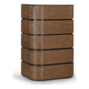 Meridian Furniture Annalise Brown Solid Wood Chest