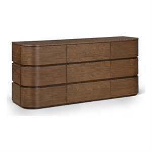 Meridian Furniture Annalise Brown Solid Wood Dresser