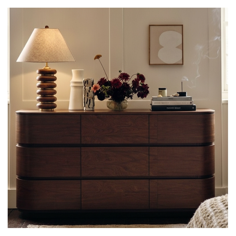 Meridian Furniture Annalise Brown Solid Wood Dresser
