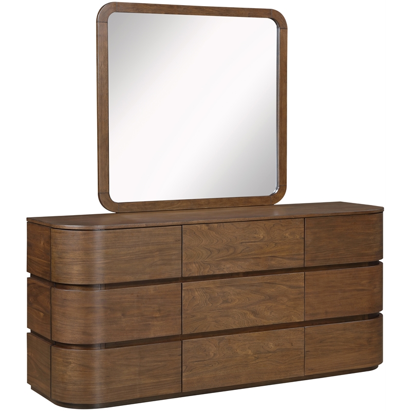 Meridian Furniture Annalise Brown Solid Wood Dresser