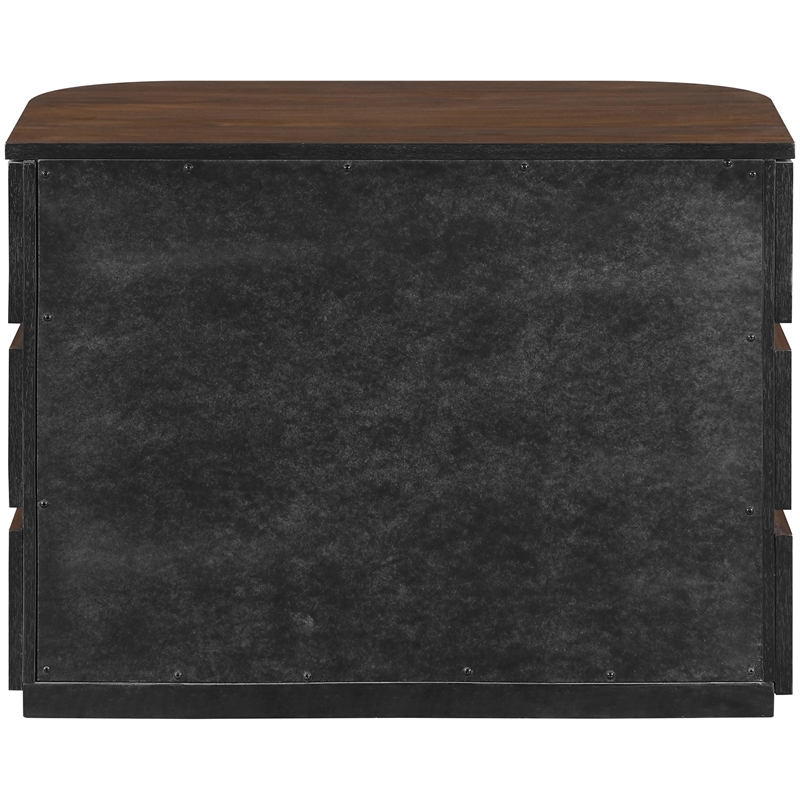 Meridian Furniture Annalise Brown Solid Wood Night Stand