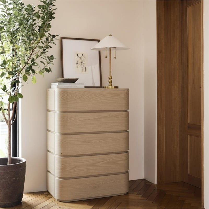 Meridian Furniture Annalise Natural Solid Wood Chest