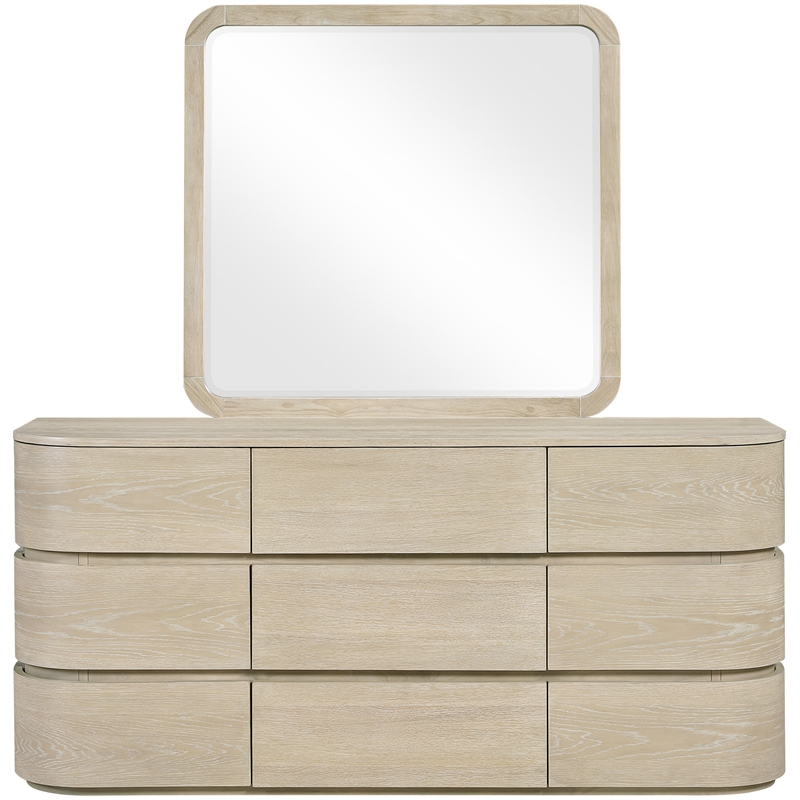 Meridian Furniture Annalise Natural Solid Wood Dresser