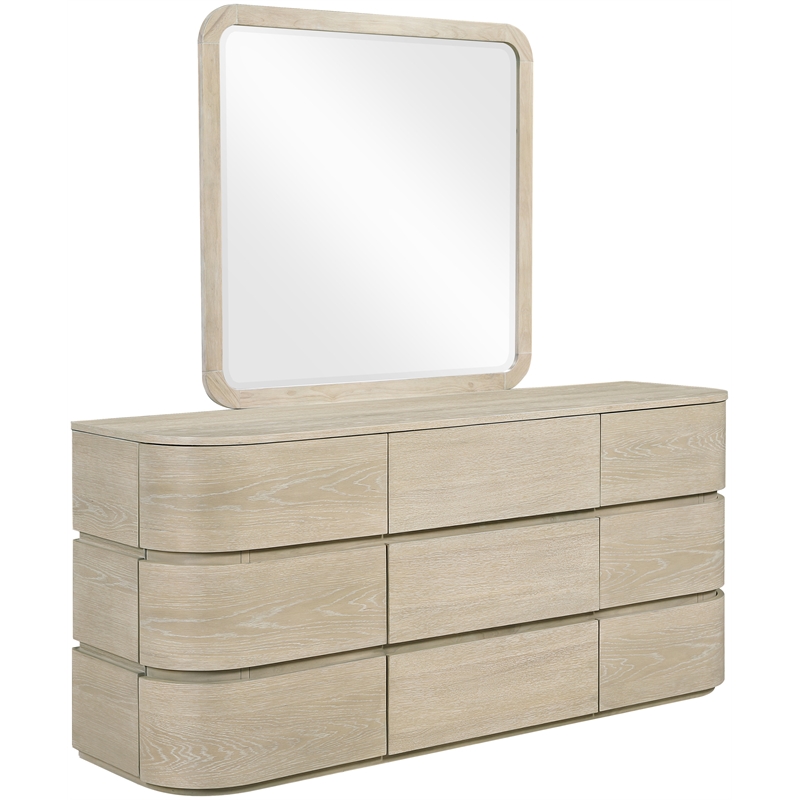 Meridian Furniture Annalise Natural Solid Wood Dresser
