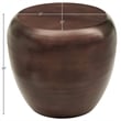 Meridian Furniture Capsule Brown Aluminum End Table