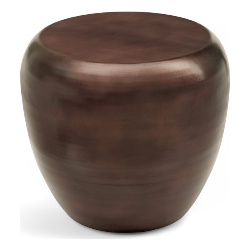 Meridian Furniture Capsule Brown Aluminum End Table