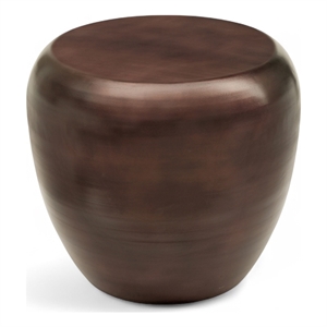 Meridian Furniture Capsule Brown Aluminum End Table