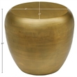 Meridian Furniture Capsule Gold Aluminum End Table