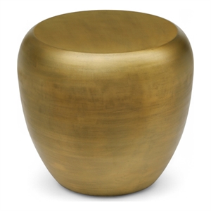 Meridian Furniture Capsule Gold Aluminum End Table