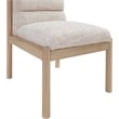 Meridian Furniture Eloura Beige Linen Textured Fabric Dining Chair (Set of 2)