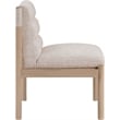 Meridian Furniture Eloura Beige Linen Textured Fabric Dining Chair (Set of 2)