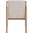 Meridian Furniture Eloura Beige Linen Textured Fabric Dining Chair (Set of 2)